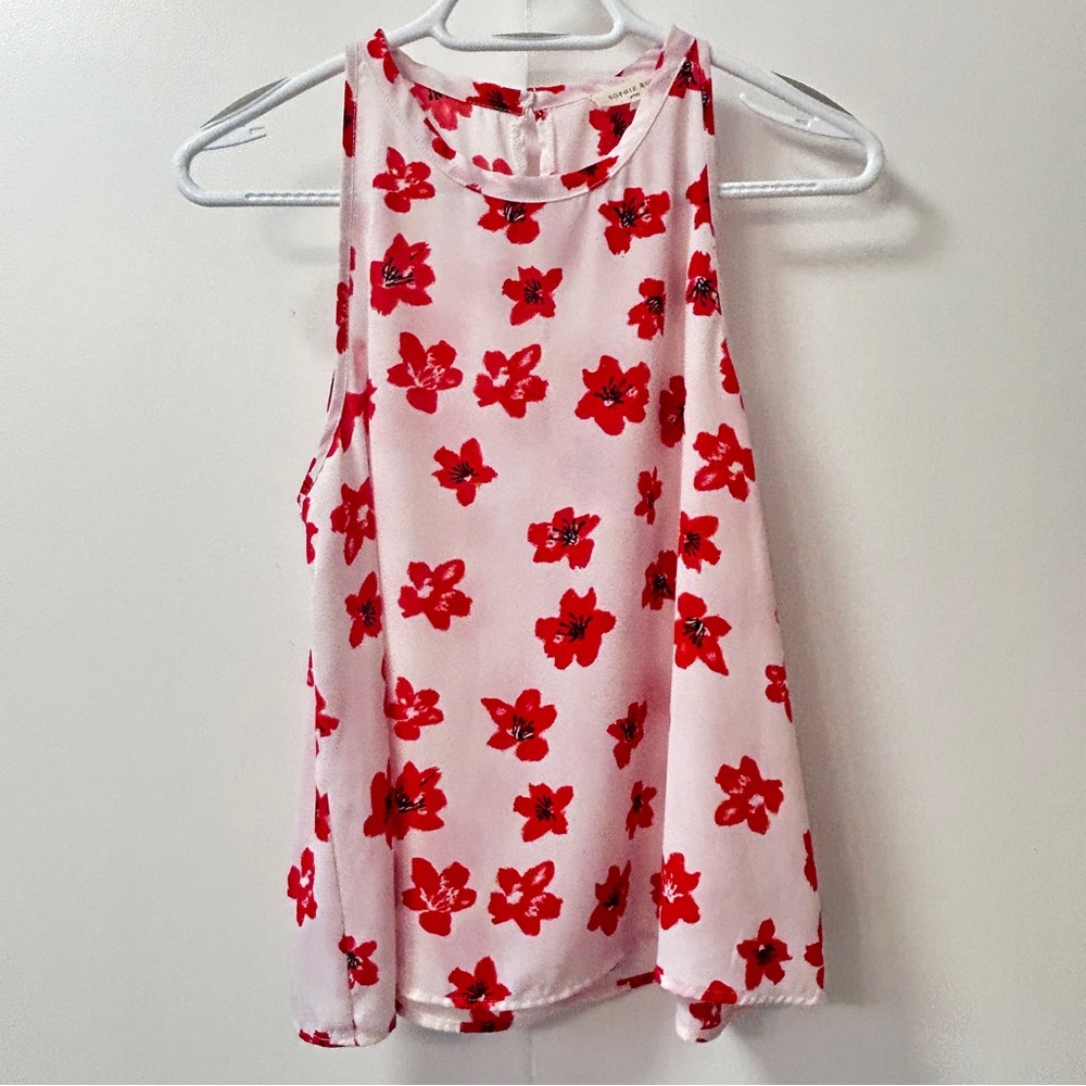 Sophie Rue Flowing Sleeveless Blouse size Medium